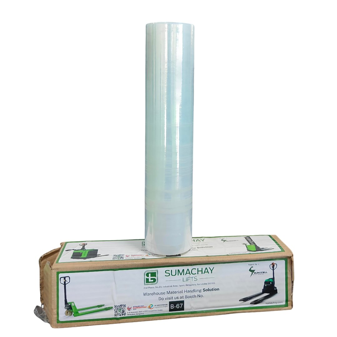 High-Quality 12 Inch Stretch Wrap Rolls - 100 meters ( Industrial Grade )