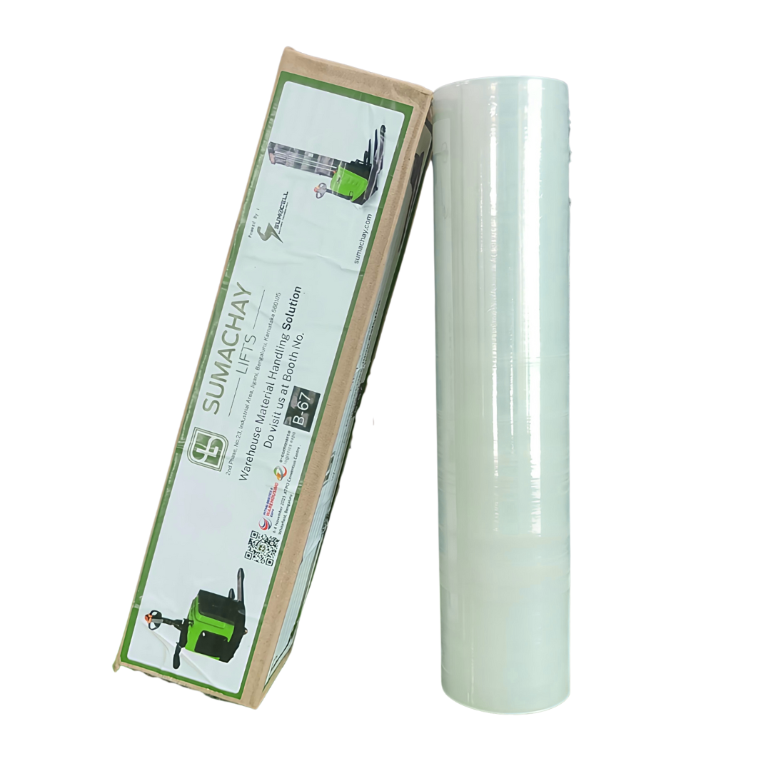 High-Quality 12 Inch Stretch Wrap Rolls - 100 meters ( Industrial Grade )