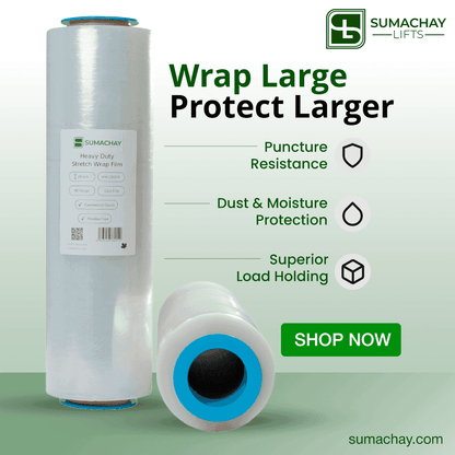 ProStretch 18 Inch Stretch Wrap 80 Gauge - 1500 Feet Length - Sumachay